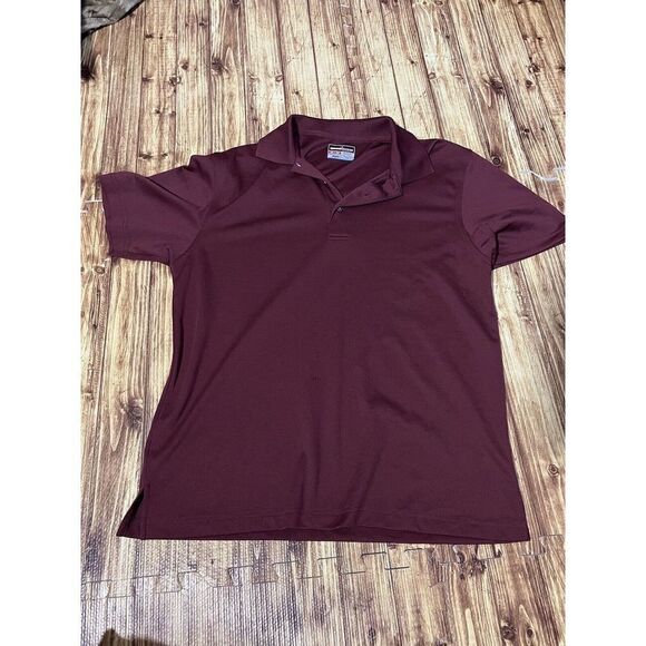 Grand Slam Golf Air Flow Performance Red Polo Shirt Polyester Wicking - Picture 2 of 7